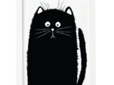 Постер Черный кот