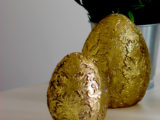 Яйцо Пасхальное Золото 13 см