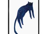 Скандинавский постер для детской Кот