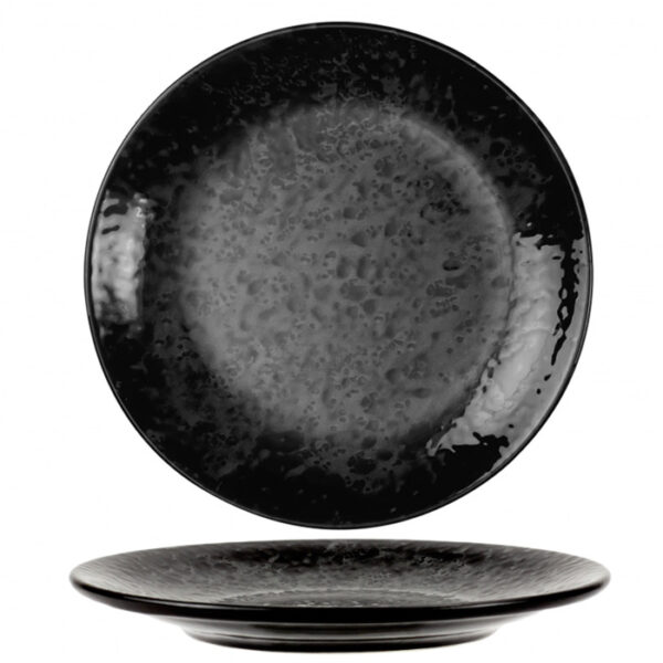 Плоская тарелка Black 21 см
