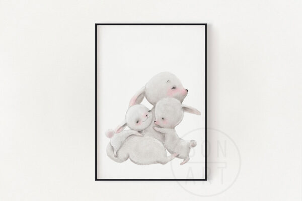 Постер для детской Милый кролик