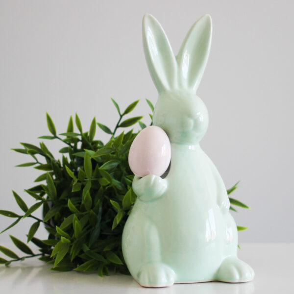 Кролик с Яйцом 22 см (зеленый)