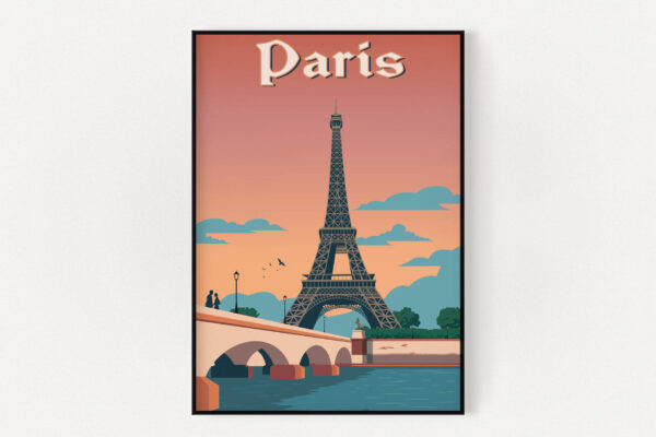 Travel print Paris