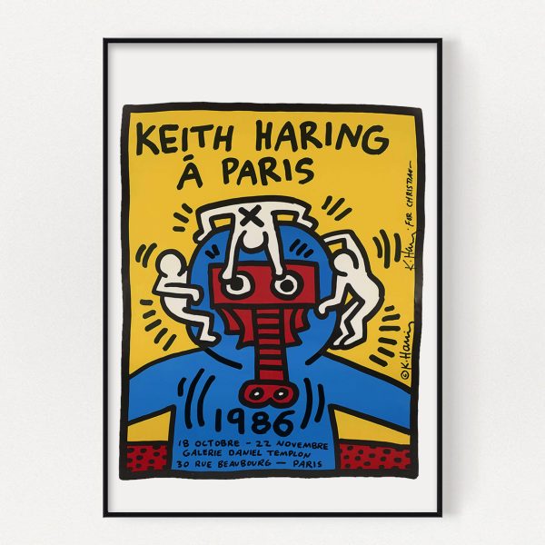 Keith Haring à Paris Galerie Daniel Templon