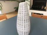 Ваза Керамическая Белая Сафина 30см